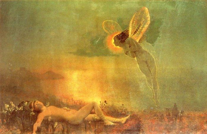 Atkinson Grimshaw Endymion on Mount Latmus